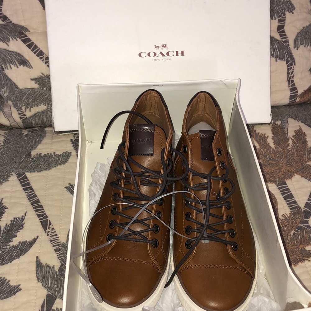 Hold for Reposh:  COACH Pete Soft Port Shoes for Gentlemen “Reposh” - Picture 2 of 8